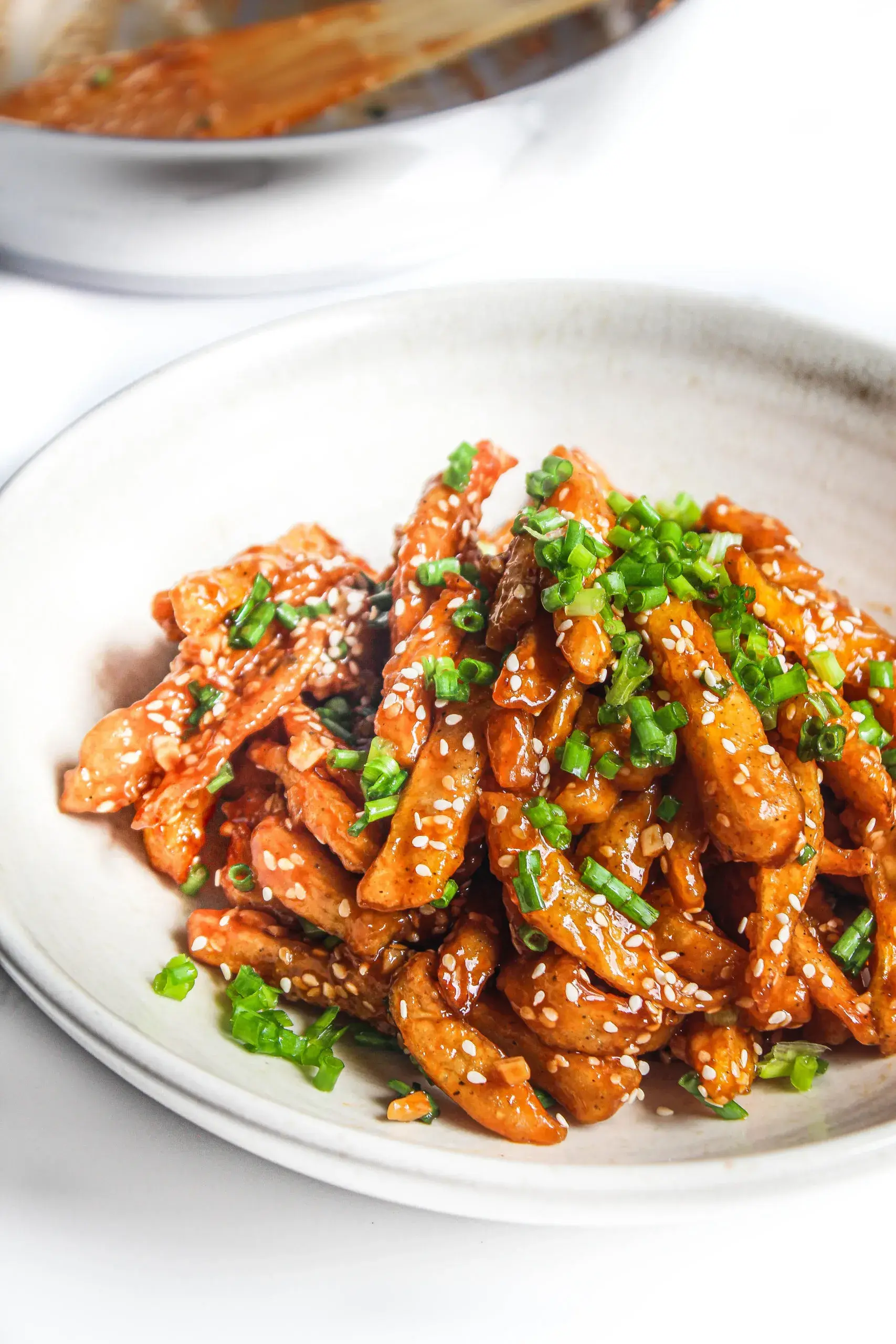 Delicious honey chilli fries at New Everest on Whyte Ave Edmonton, AB
