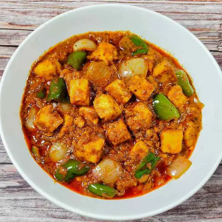 Delicious kadhai paneer at New Everest on Whyte Ave Edmonton, AB